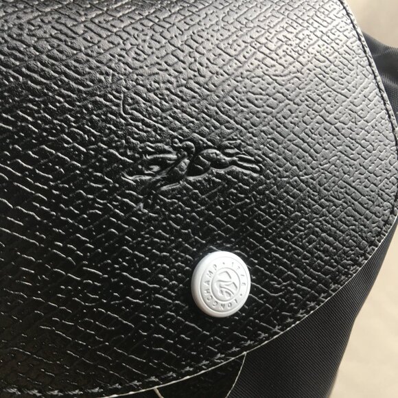 NEW LONGCHAMP Mini Le Pliage Backpack In black - Picture 7 of 9